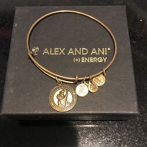 Alex and ani Saint Christopher charm bracelet